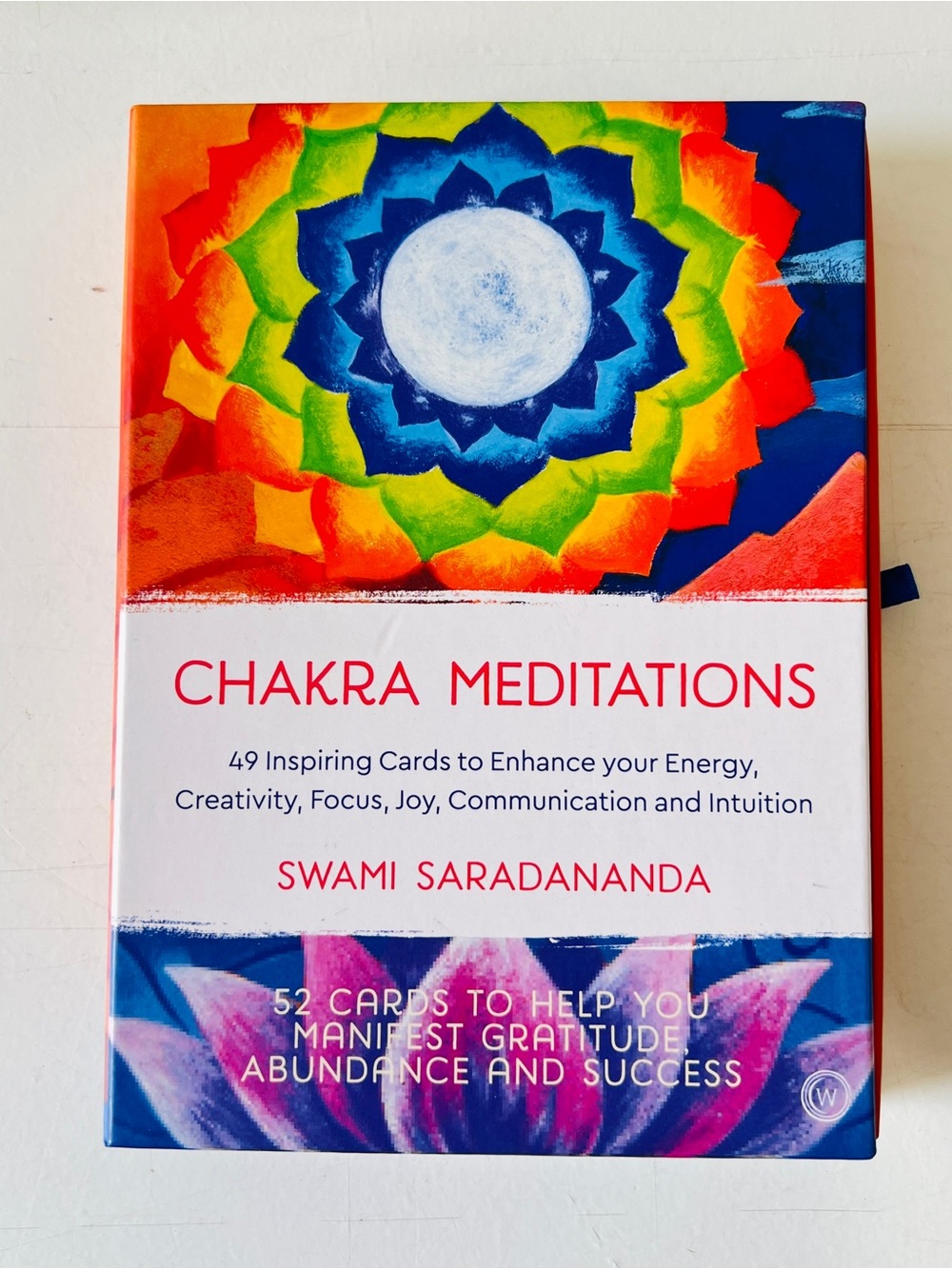 Chakra Meditations Card Deck 49 Inspiring Cards Swami Saradananda